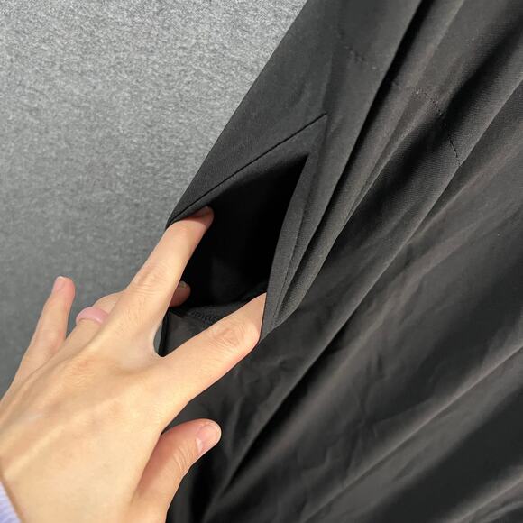 Attitudes by Renee Petite Lace Front Maxi Dress Black 3XP - Picture 12 of 16